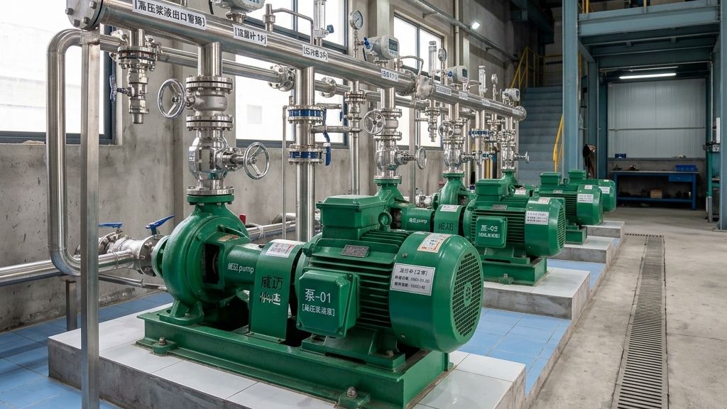 地面大流量制浆系统及变频控制给料给水管路输送装置