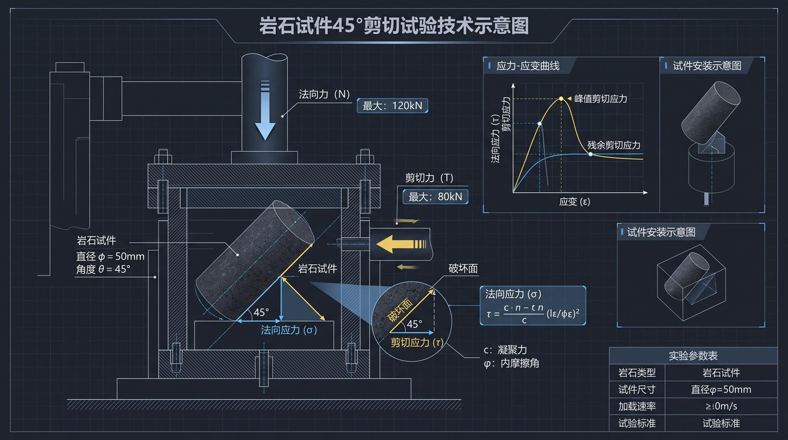 实验室土工力学大三轴剪切测试分析