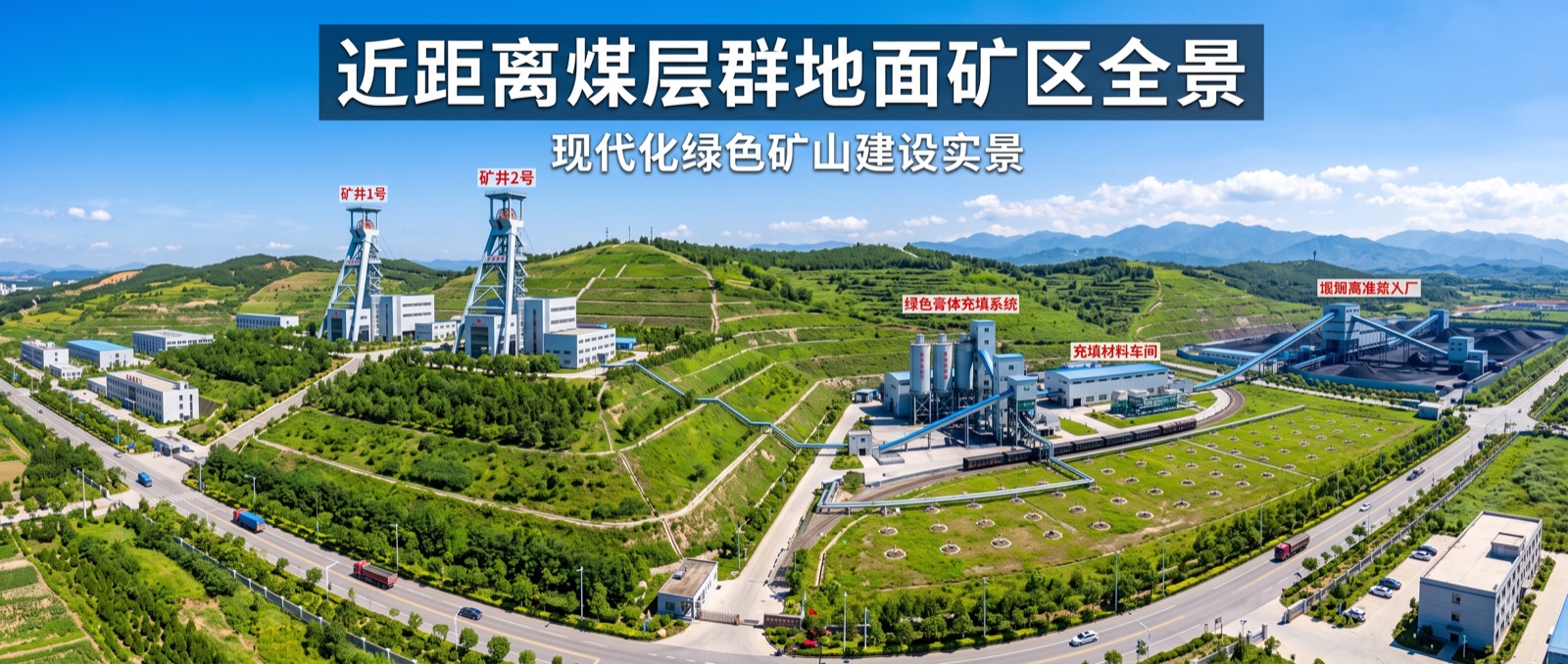近距离煤层群充填开采顶板二次垮落防范与支柱荷载控制