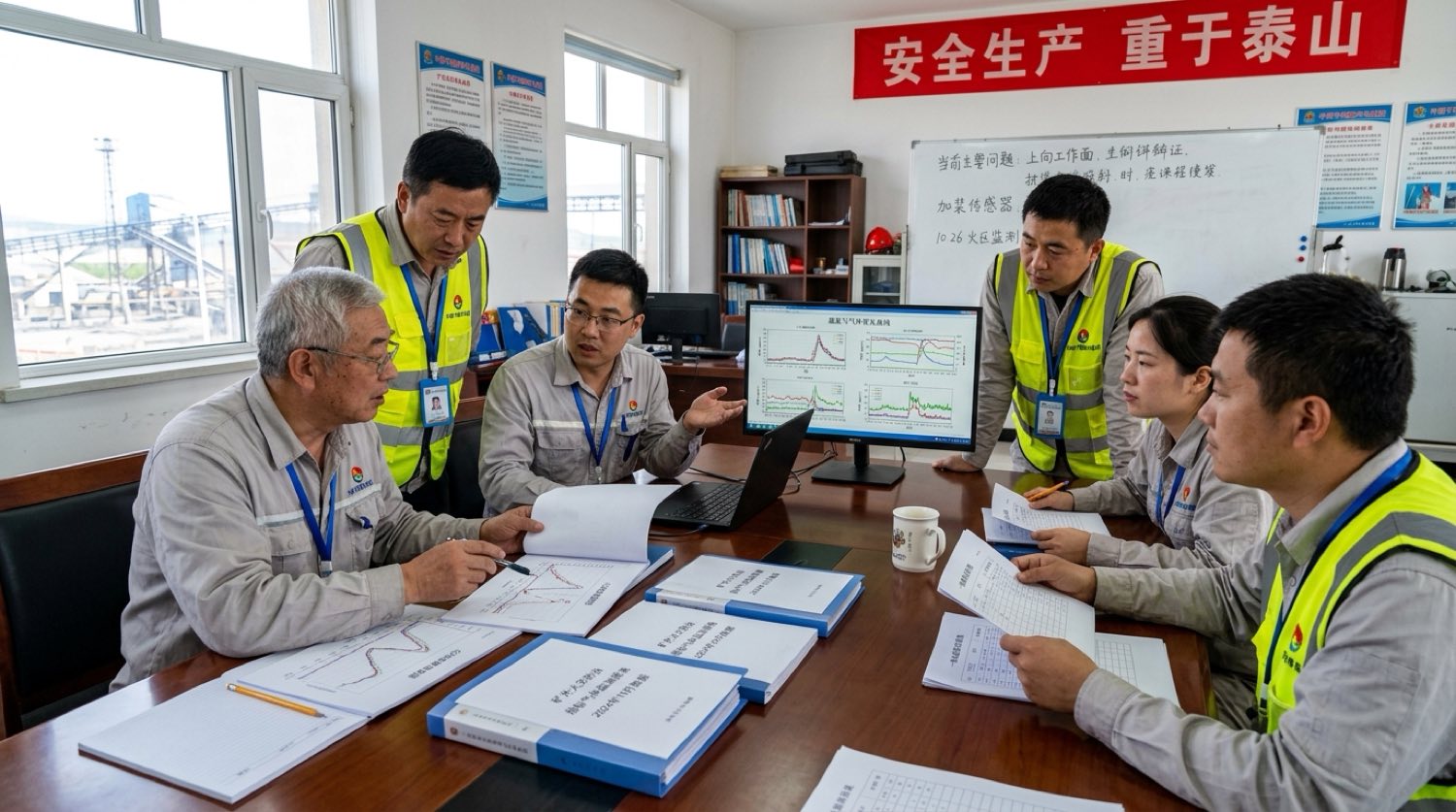 总工程师与防灭火专家组在火区治理会审