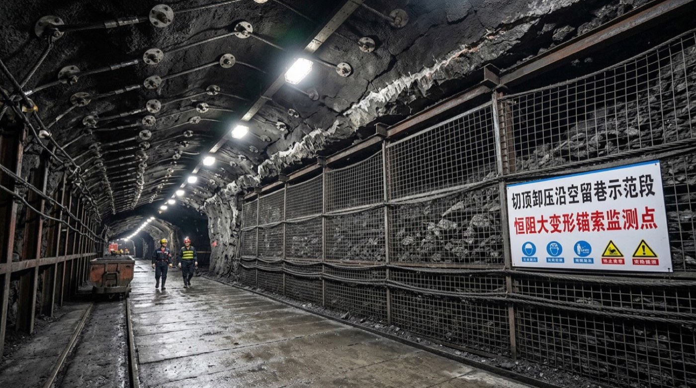 煤矿厚煤层沿空留巷双向聚能爆破预裂切顶机理与挡矸支护协同控制：顶板定向断裂准则、恒阻大变形锚索承载演化与采空区密闭防漏风指南