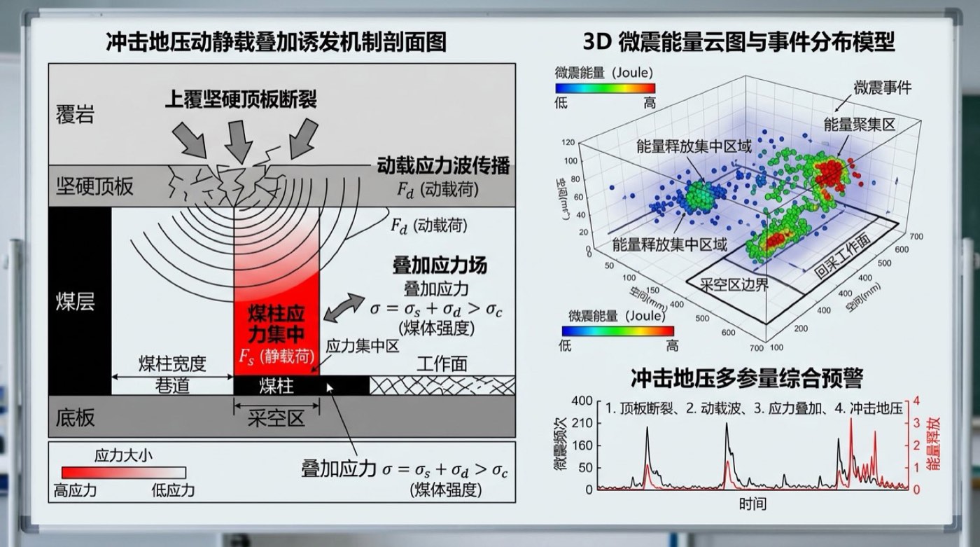 大直径钻孔孔周应力集中转移与弹塑性软化区演化力学模型