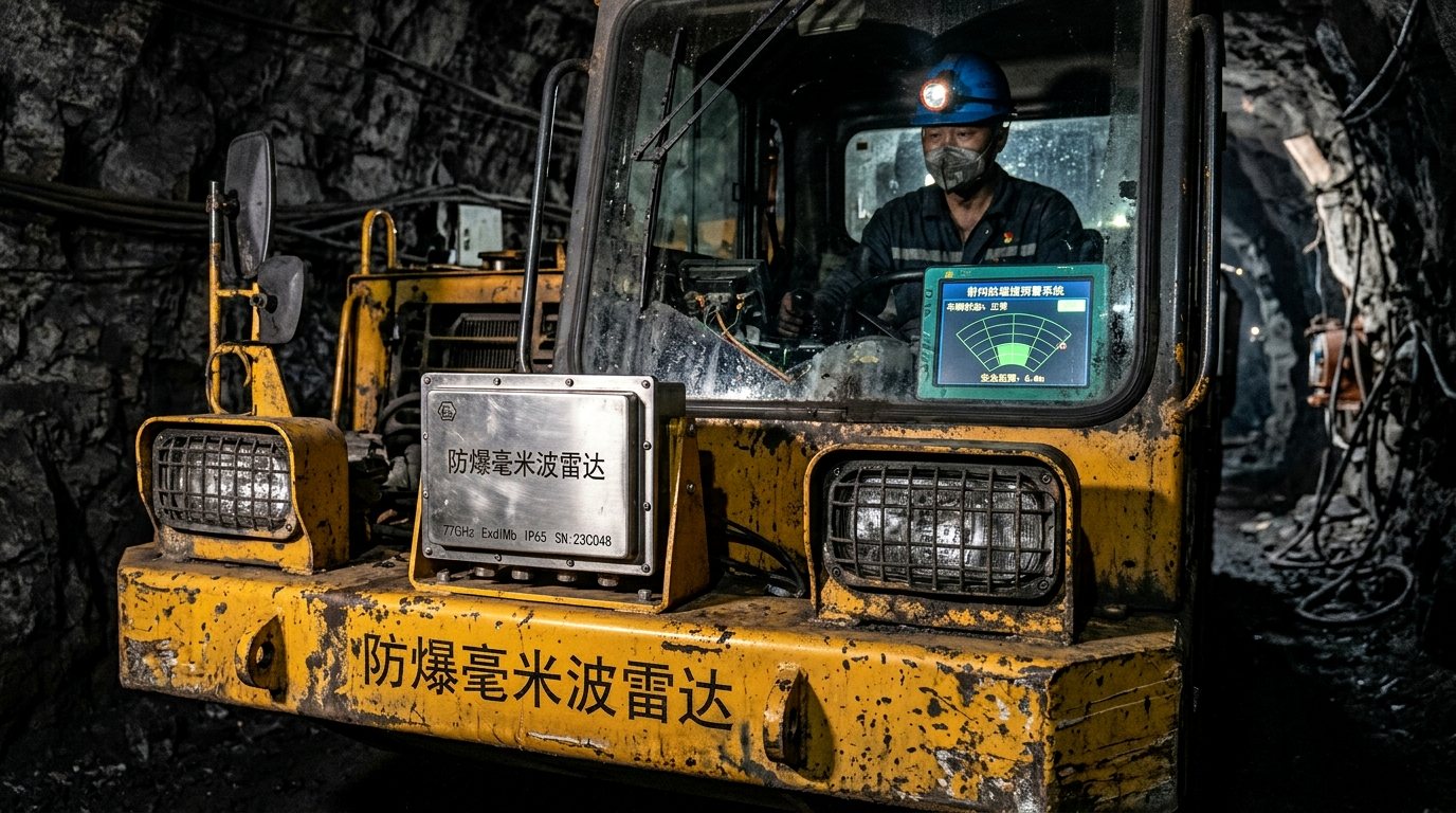 井下防爆无轨胶轮车无人驾驶系统多源感知拓扑与线控转向底盘架构原理图