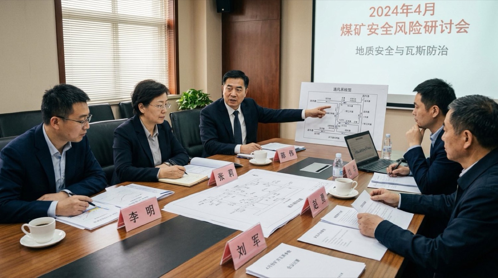 省水害防治专家组离层水精准疏放工程总结签字论证
