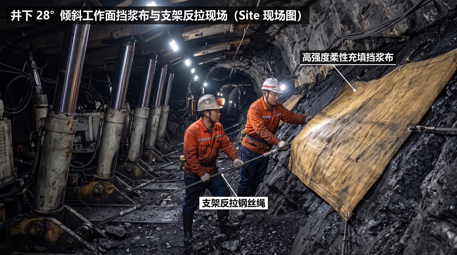 井下与地面工程施工监测现场