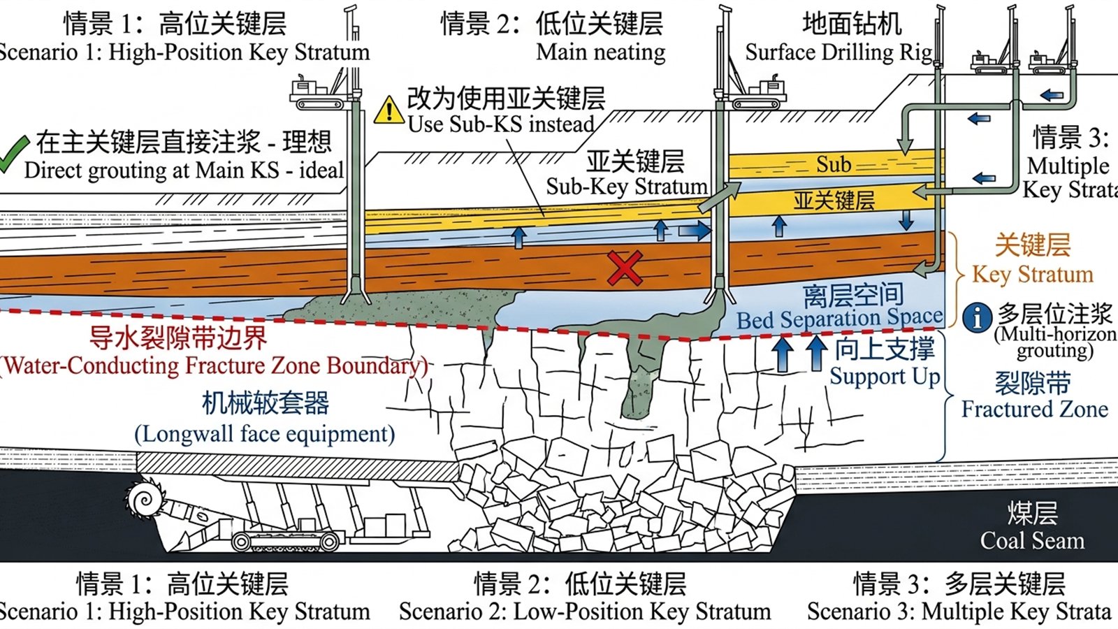 覆岩隔离注浆注采数字孪生联锁控制界面