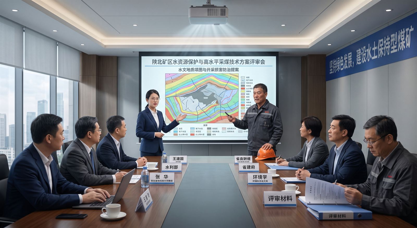 陕北保水采煤水资源保护可行性专家审查会