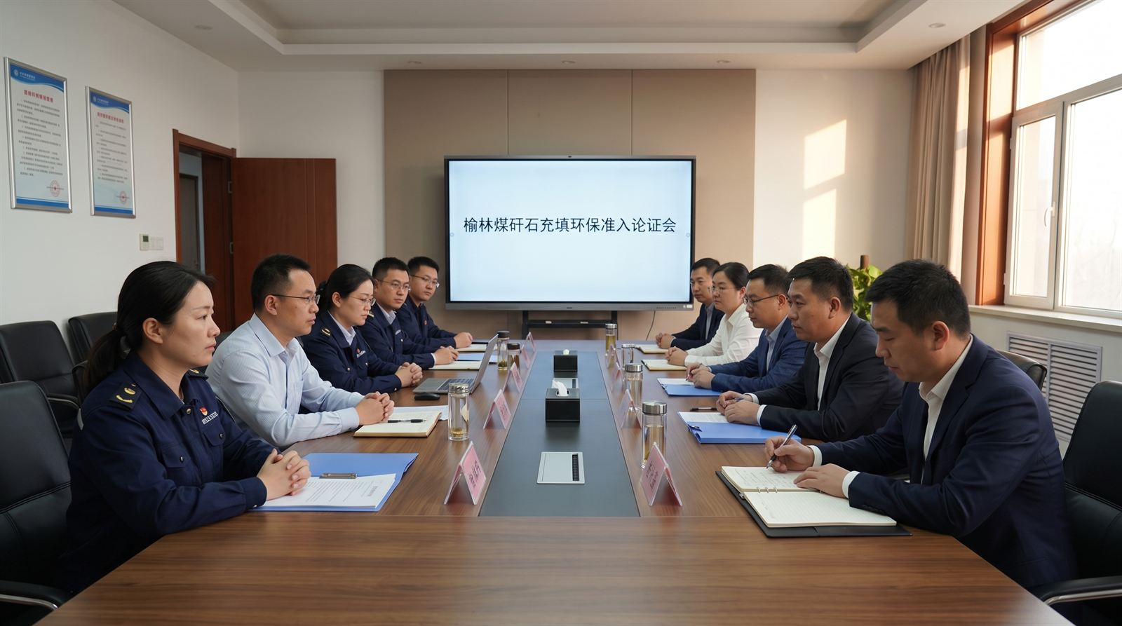 榆林煤矸石绿色治理方案政企联合签字论证