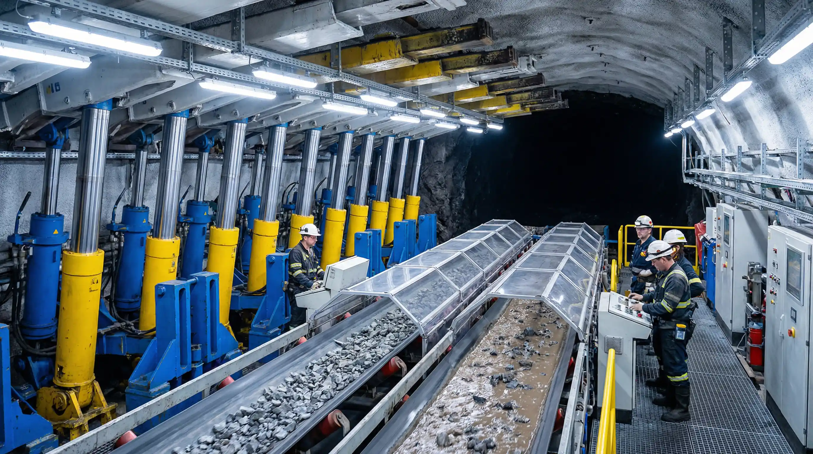 煤矸石堆积现场