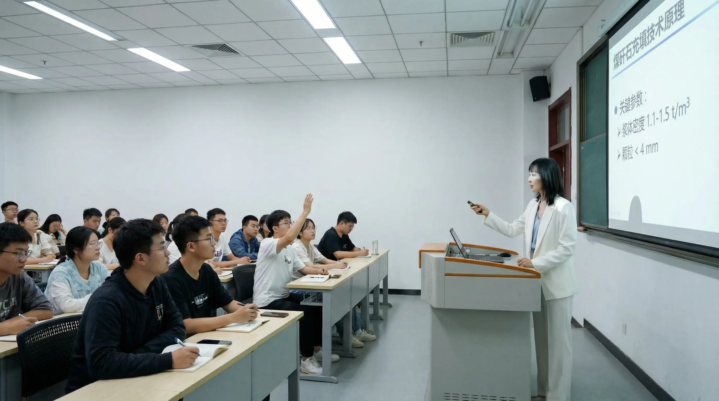 张老师讲台授课