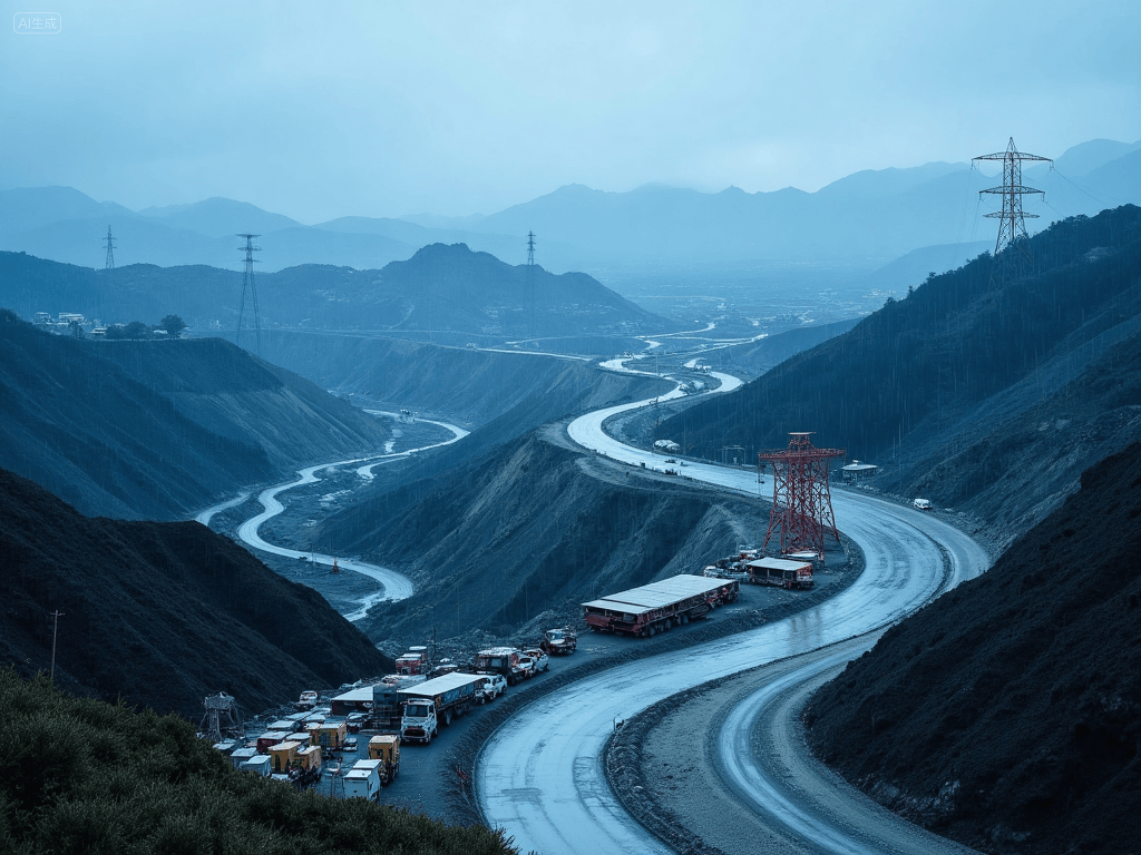 煤矿环境与运输系统全景