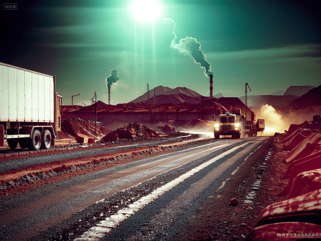 煤炭道路与园区节点